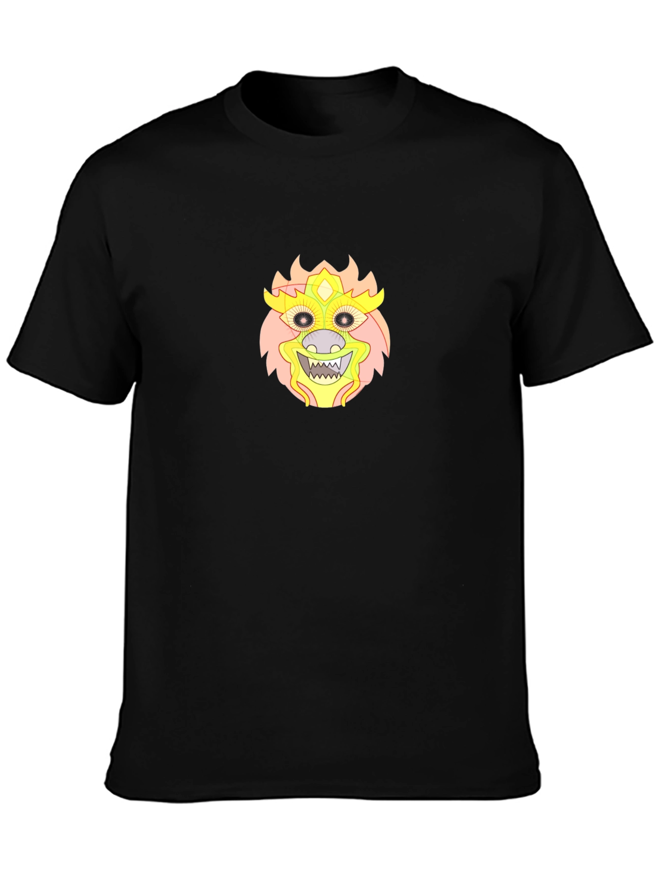 Monster Graphic Tee - Stylish Black T-Shirt