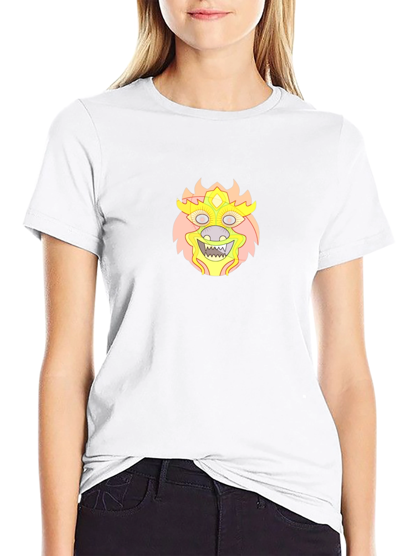 Monster Graphic Tee - Stylish Black T-Shirt