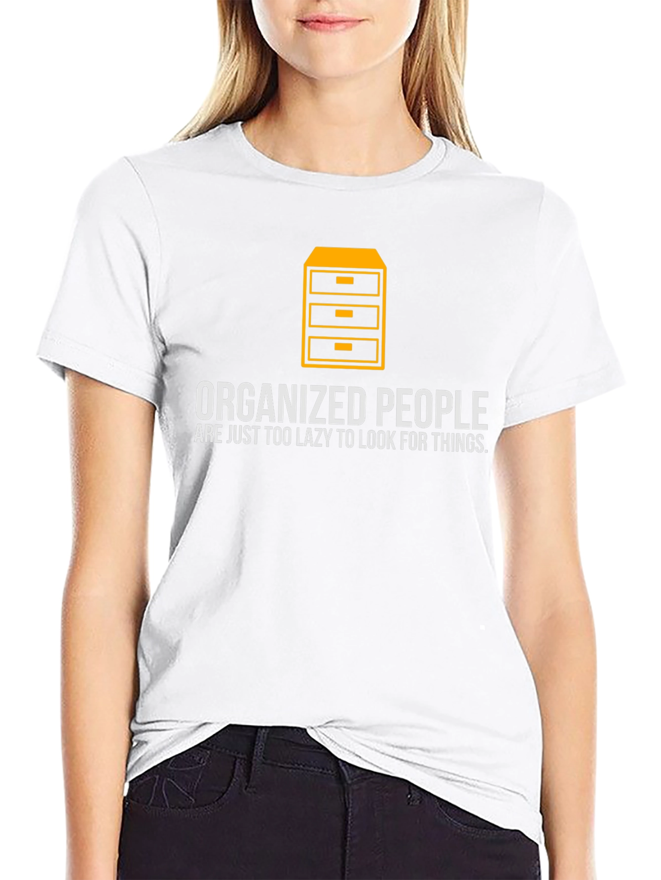 Organized People T-Shirt - Funny Lazy Quote Tee