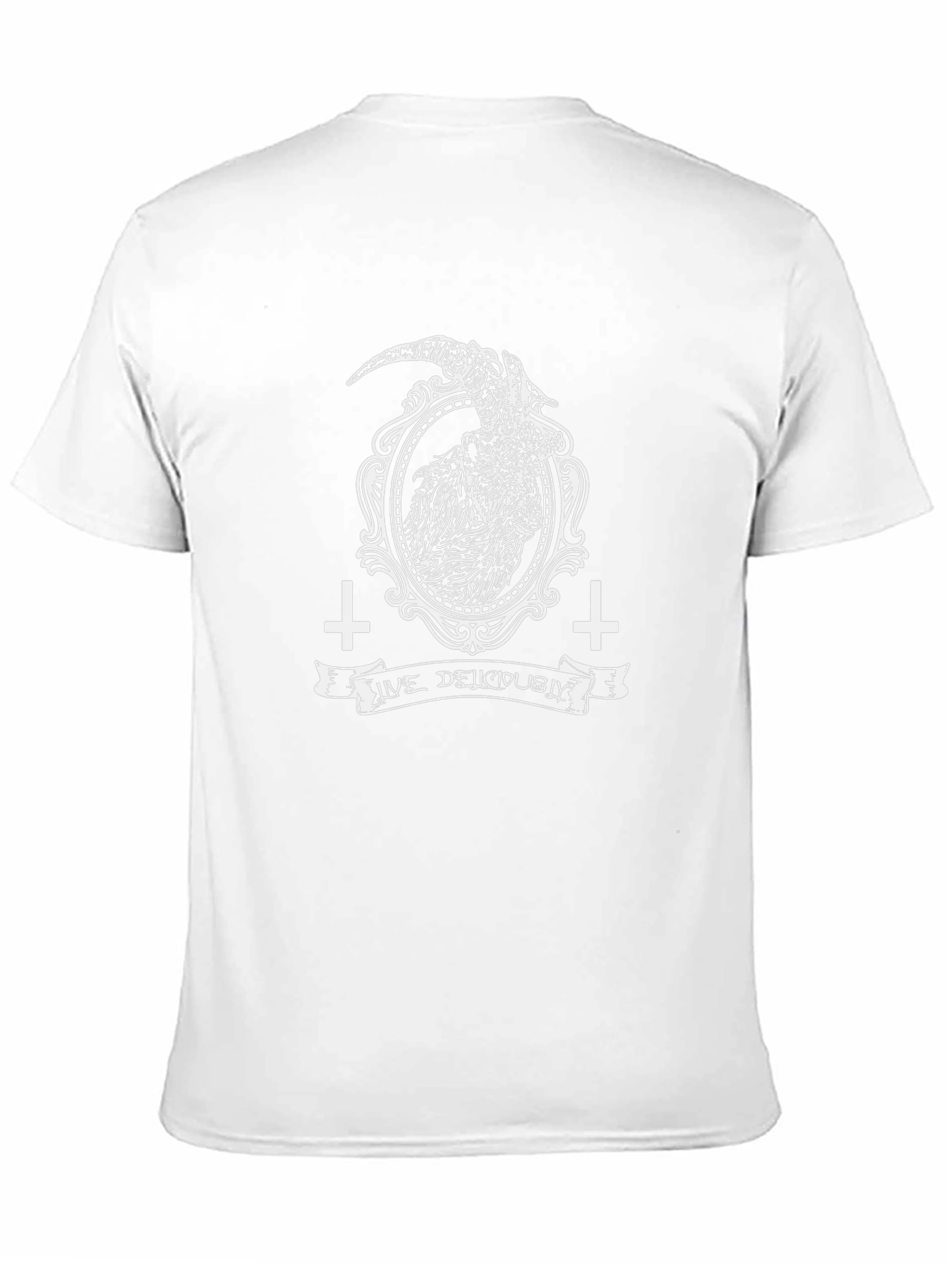Black Live Deliciously Goat Graphic Tee