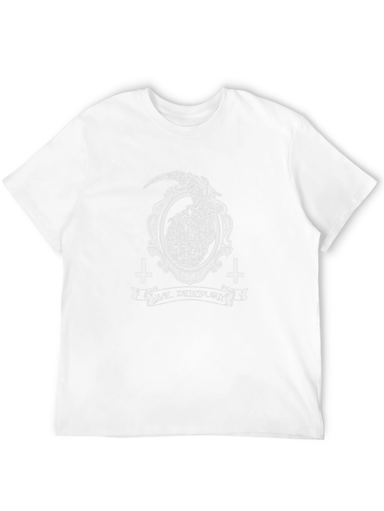 Black Live Deliciously Goat Graphic Tee