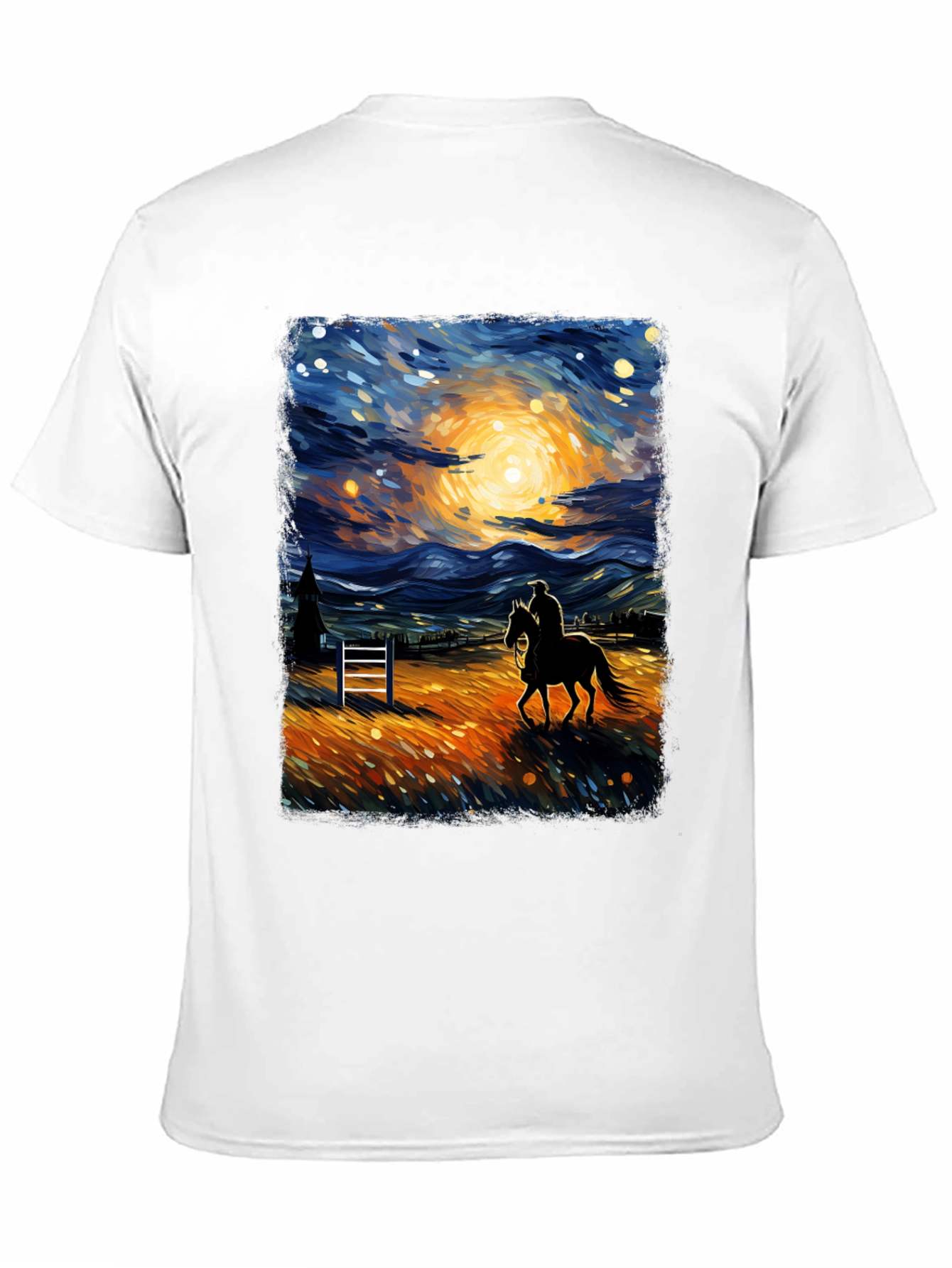 Starry Night Rider Graphic Tee