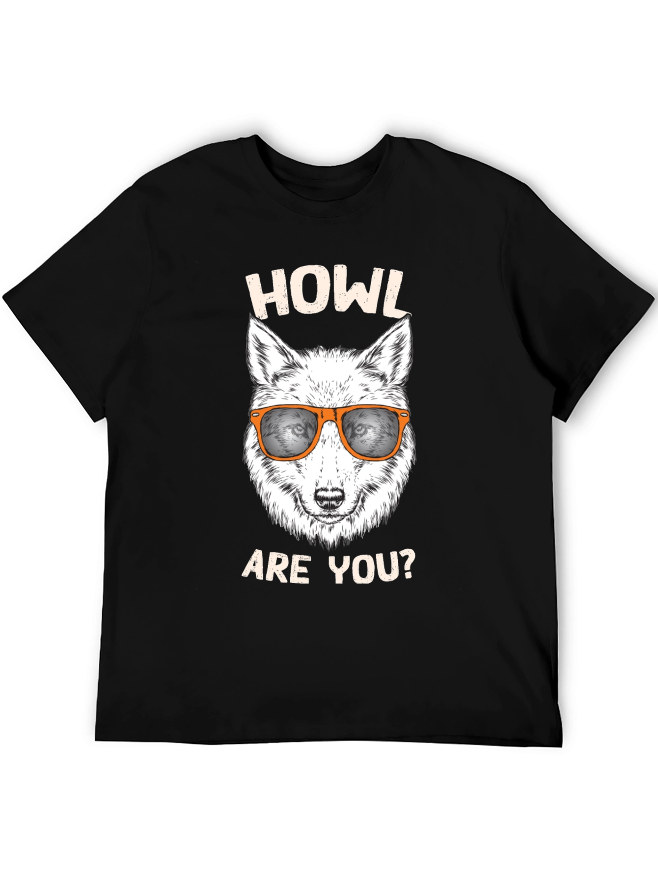 Howl Are You? Graphic T-Shirt - Black