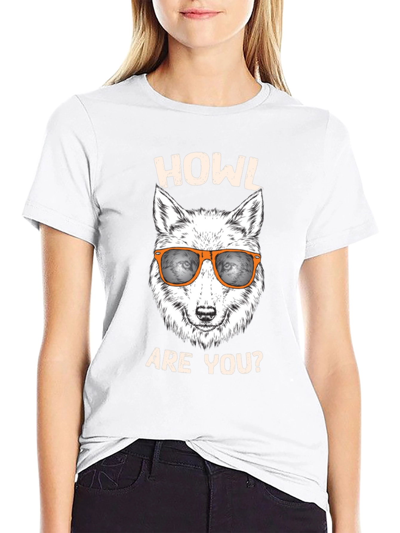 Howl Are You? Graphic T-Shirt - Black