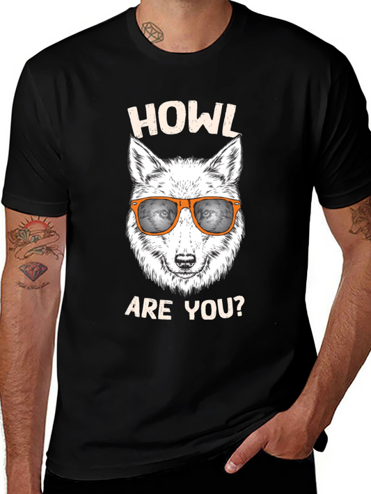 Howl Are You? Graphic T-Shirt - Black