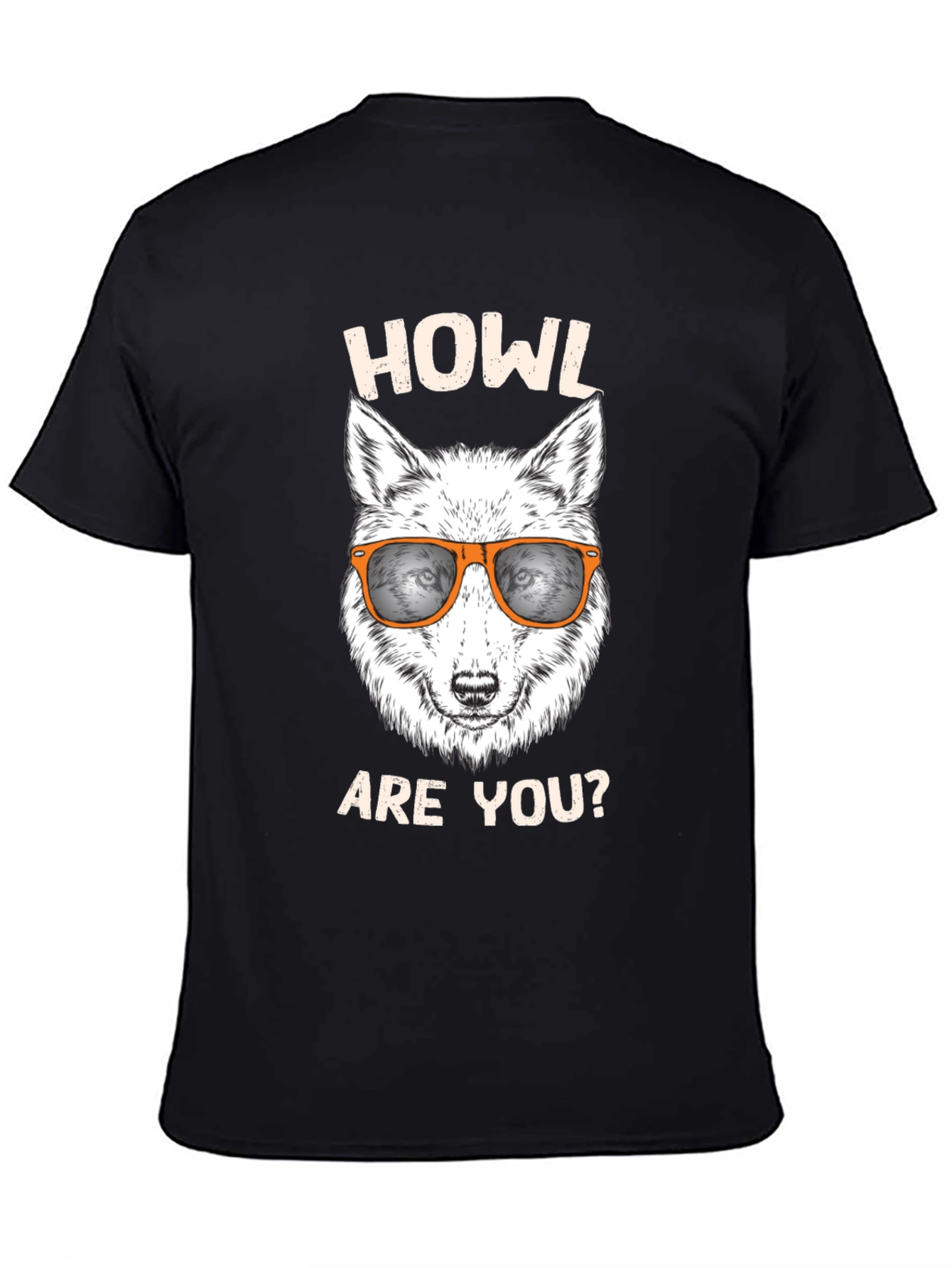 Howl Are You? Graphic T-Shirt - Black