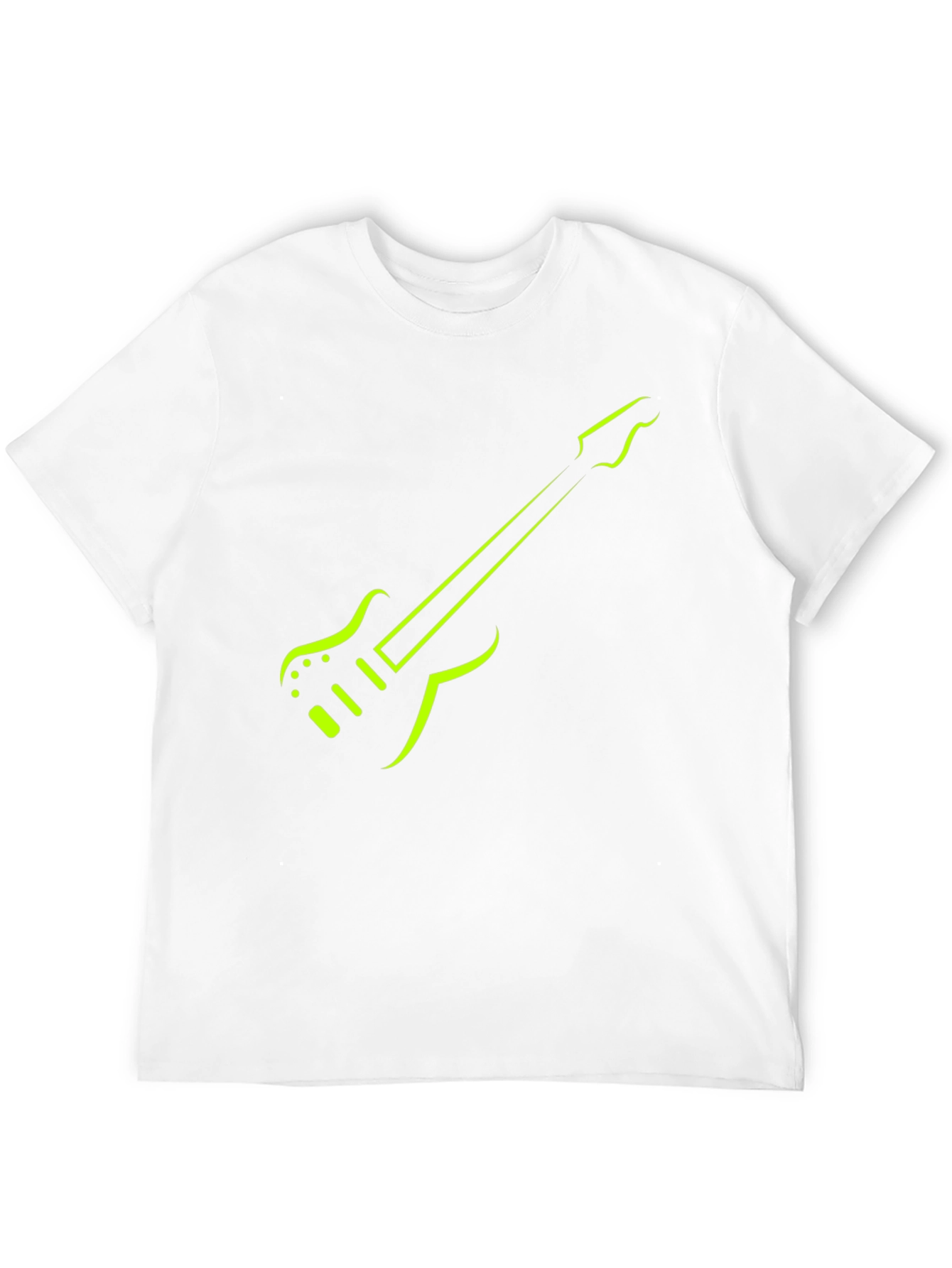 Electric Guitar Graphic Tee - Trendy Musician Shirt