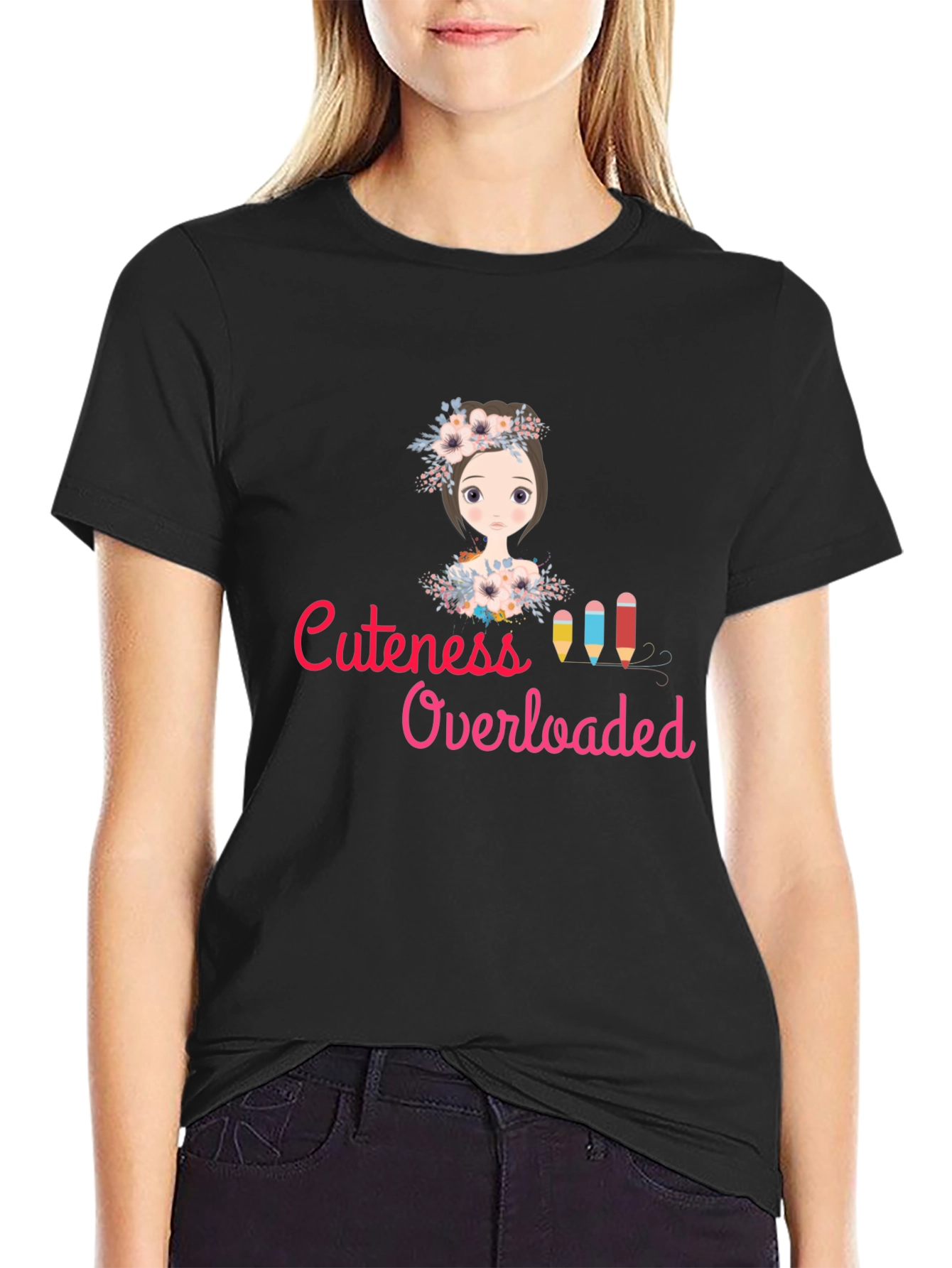 Cute Cuteness Overloaded Graphic T-Shirt