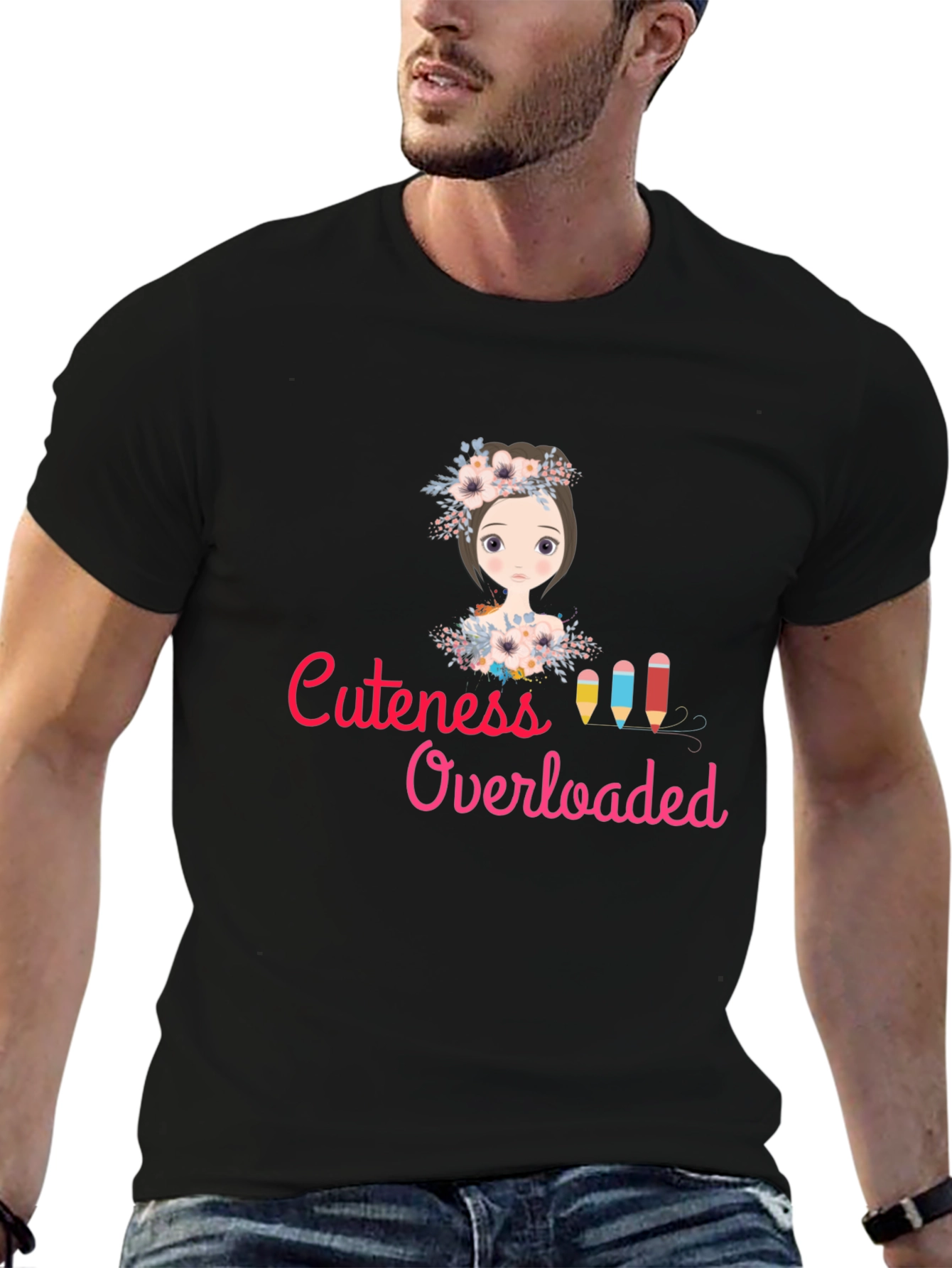 Cute Cuteness Overloaded Graphic T-Shirt
