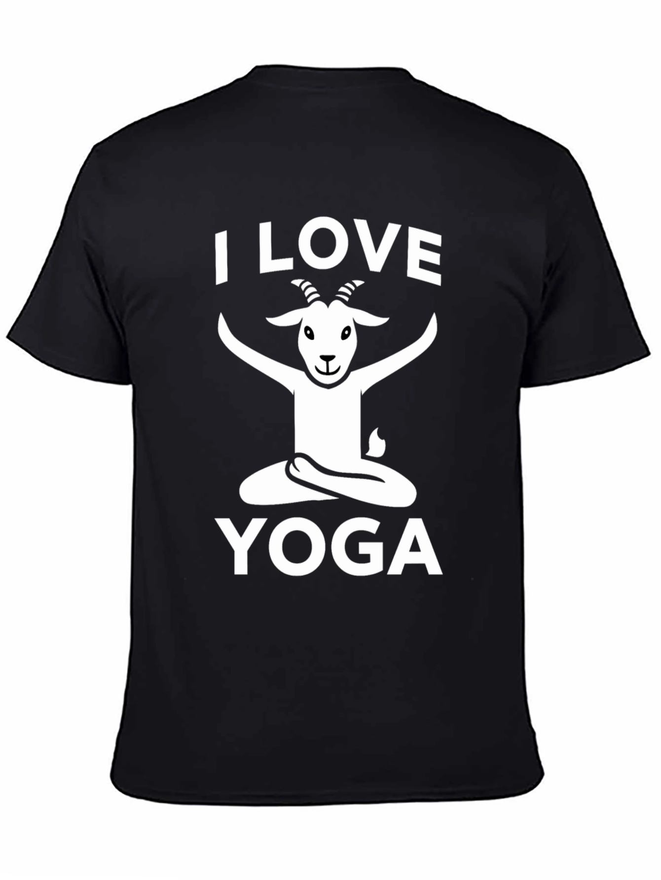 I Love Yoga Goat T-Shirt - Funny Graphic Tee
