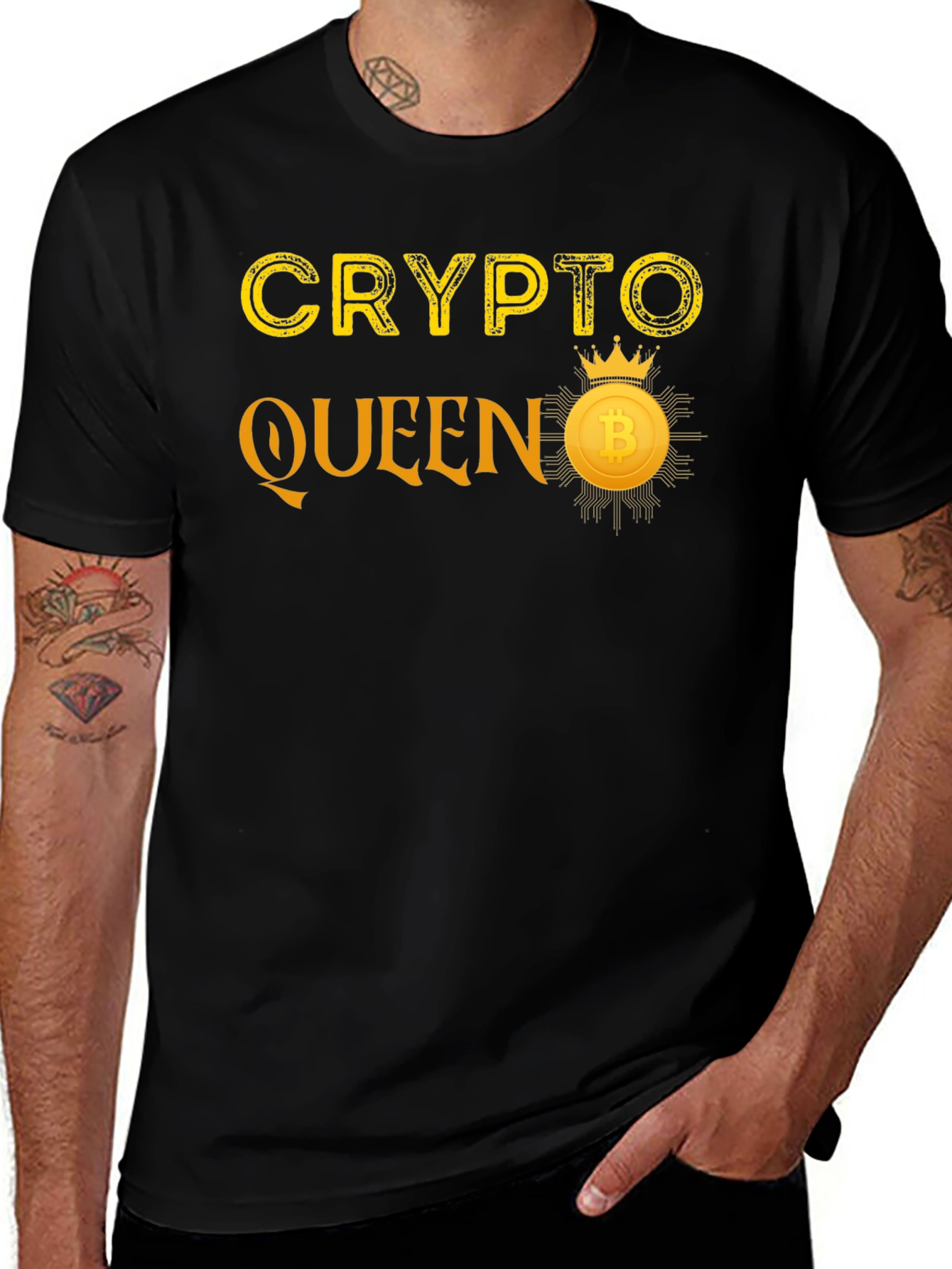 Crypto Queen Bitcoin Graphic Tee