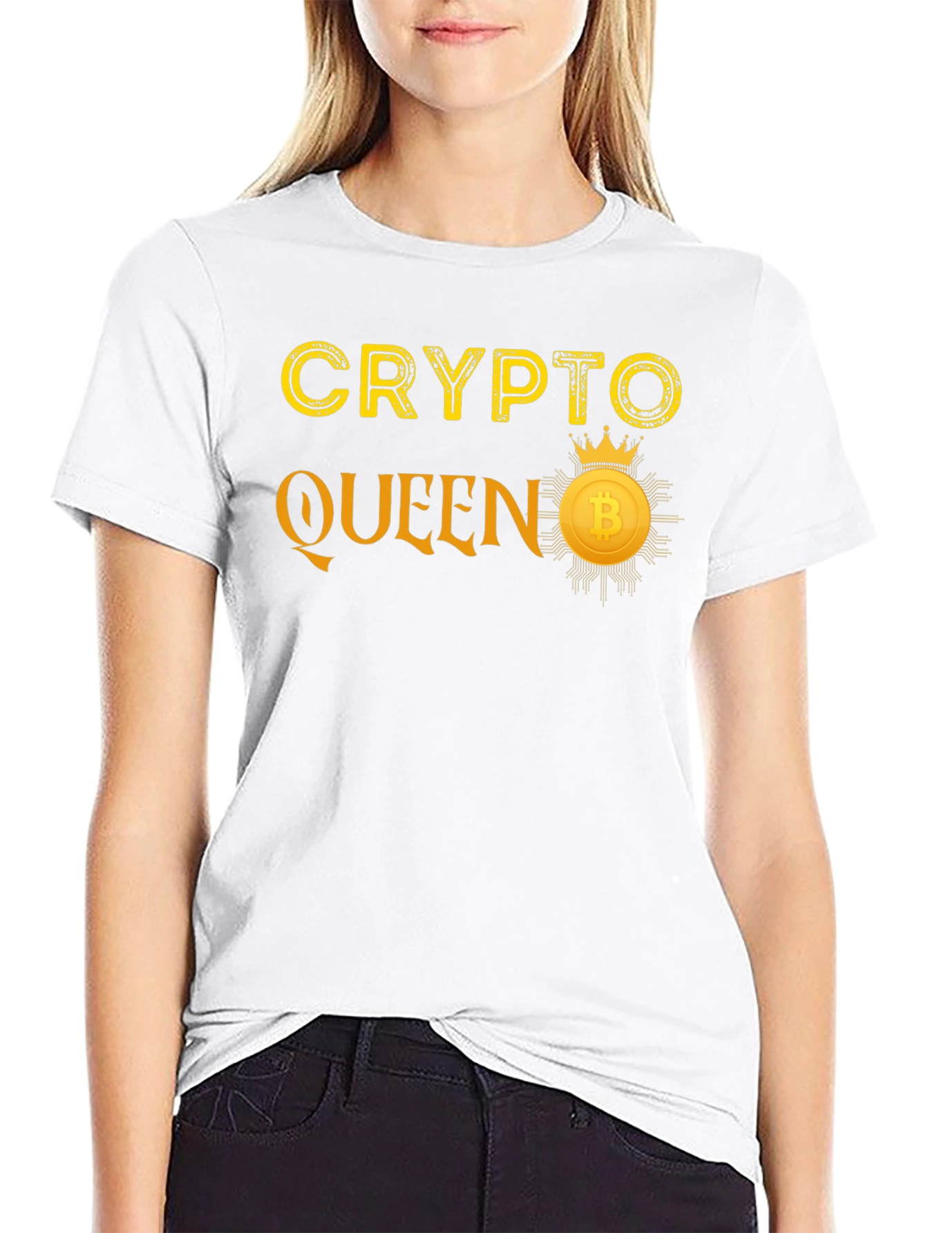 Crypto Queen Bitcoin Graphic Tee