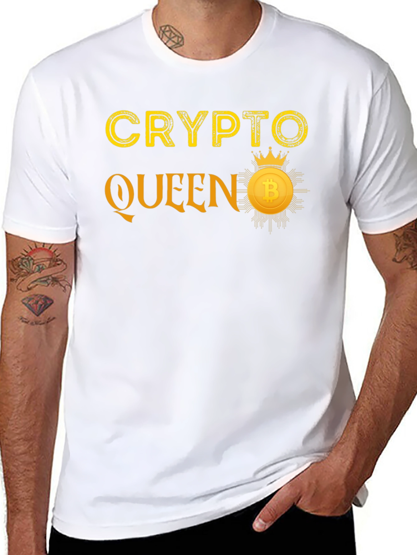 Crypto Queen Bitcoin Graphic Tee