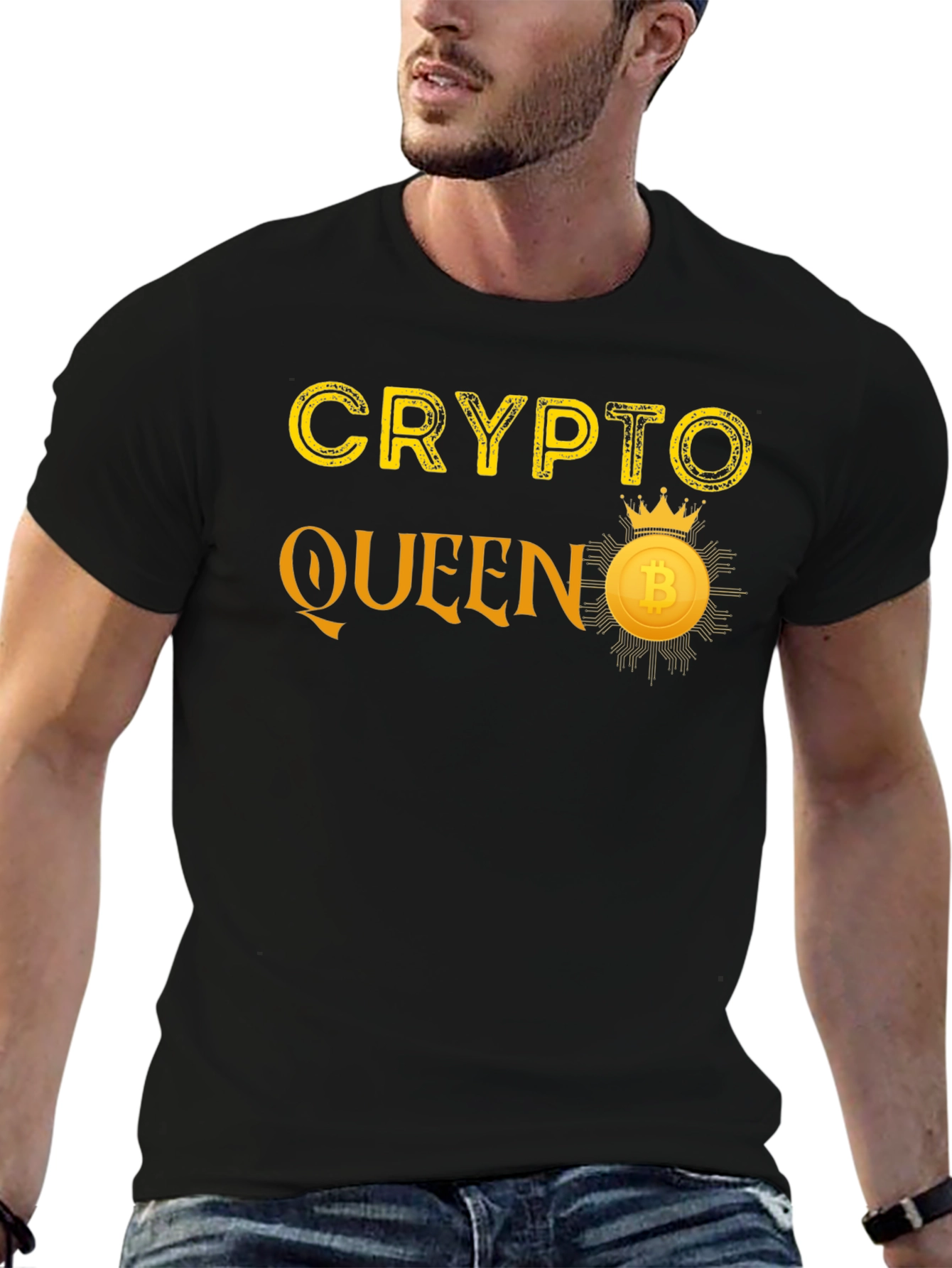 Crypto Queen Bitcoin Graphic Tee