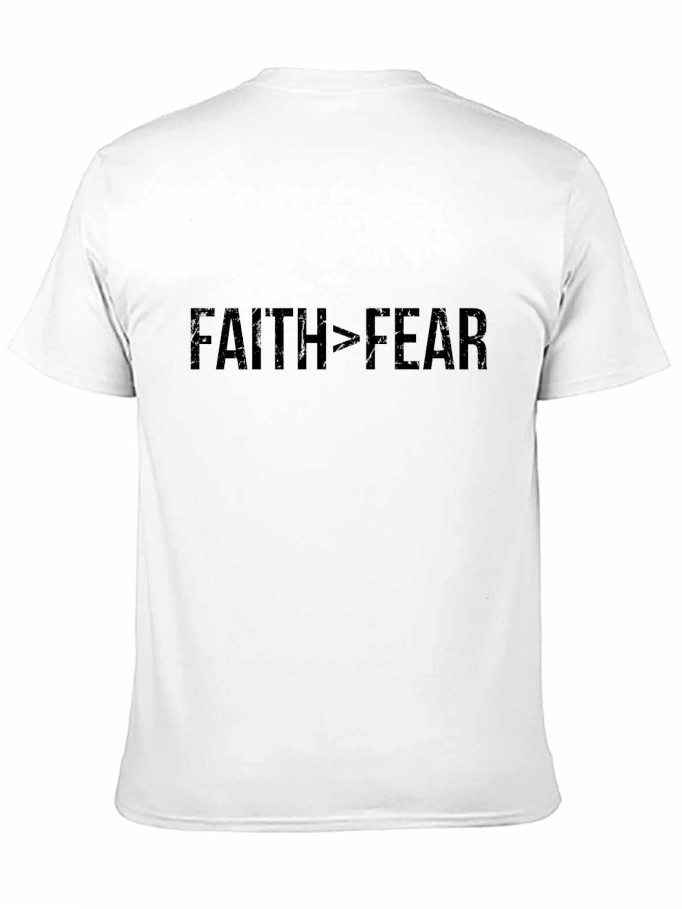 Faith Over Fear T-Shirt - Motivational Graphic Tee