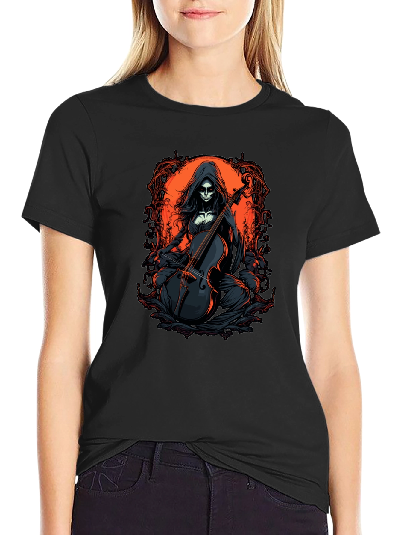 Grim Reaper Cello T-Shirt