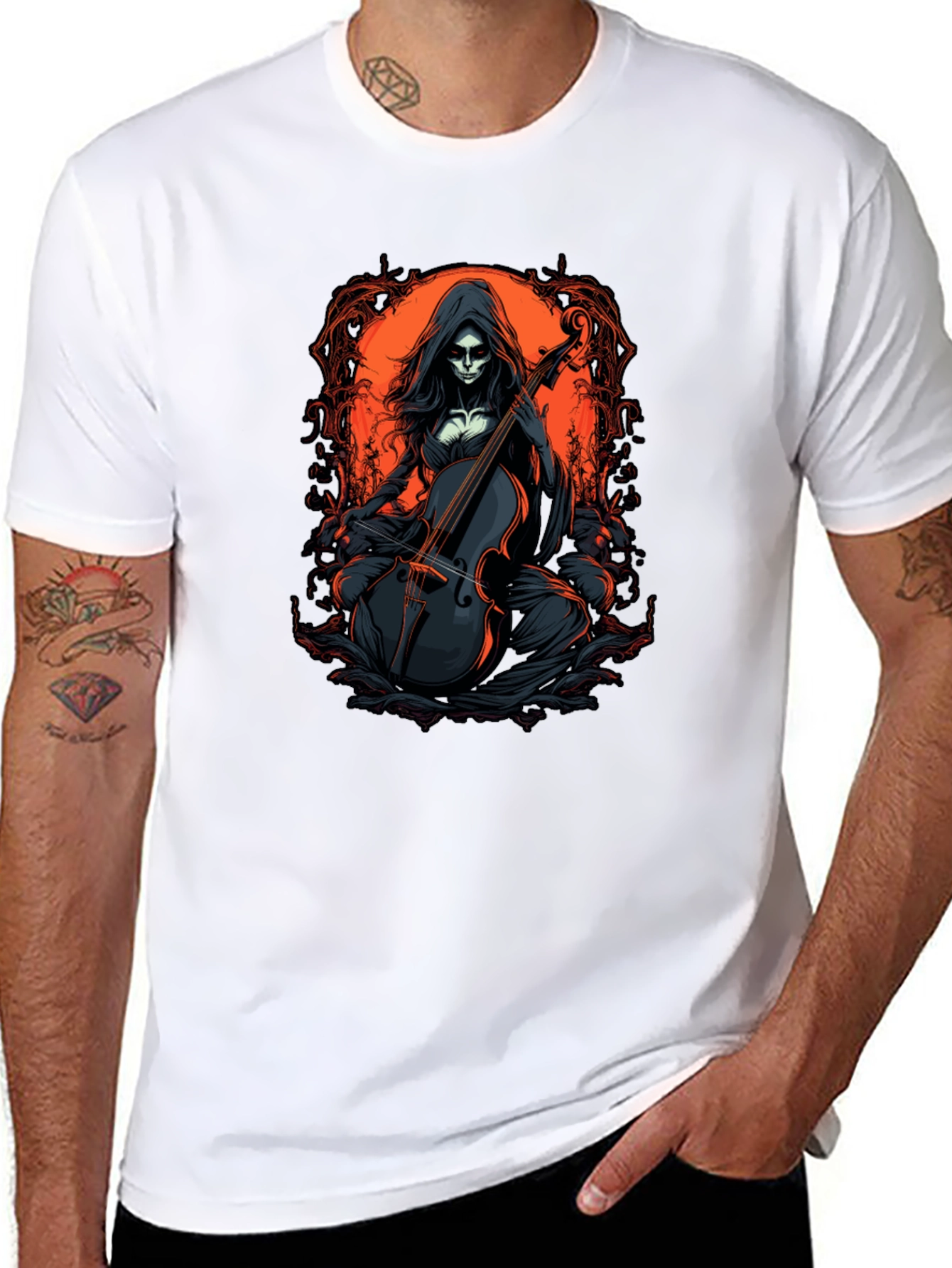 Grim Reaper Cello T-Shirt