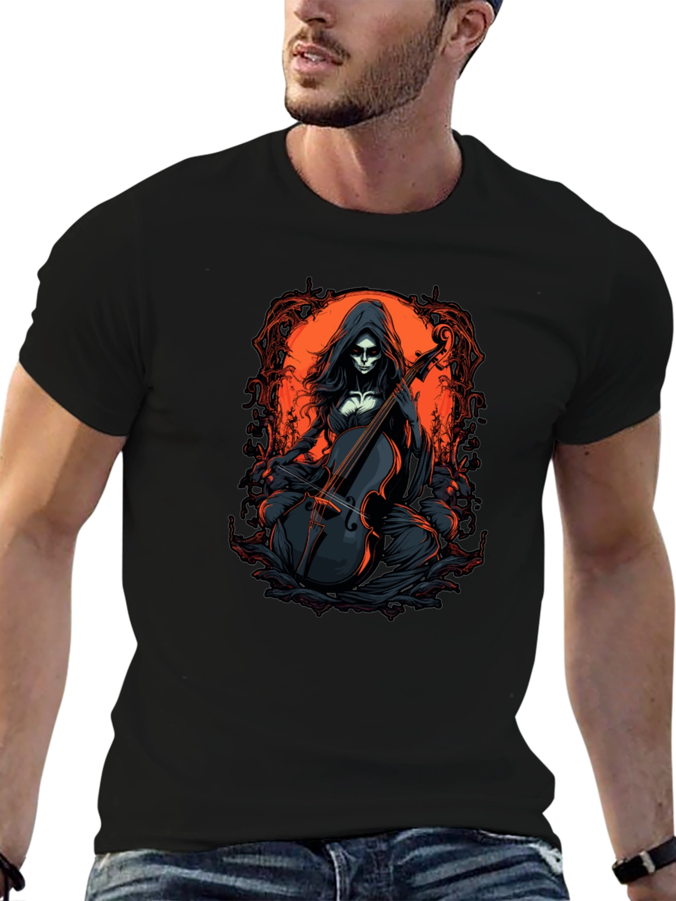 Grim Reaper Cello T-Shirt