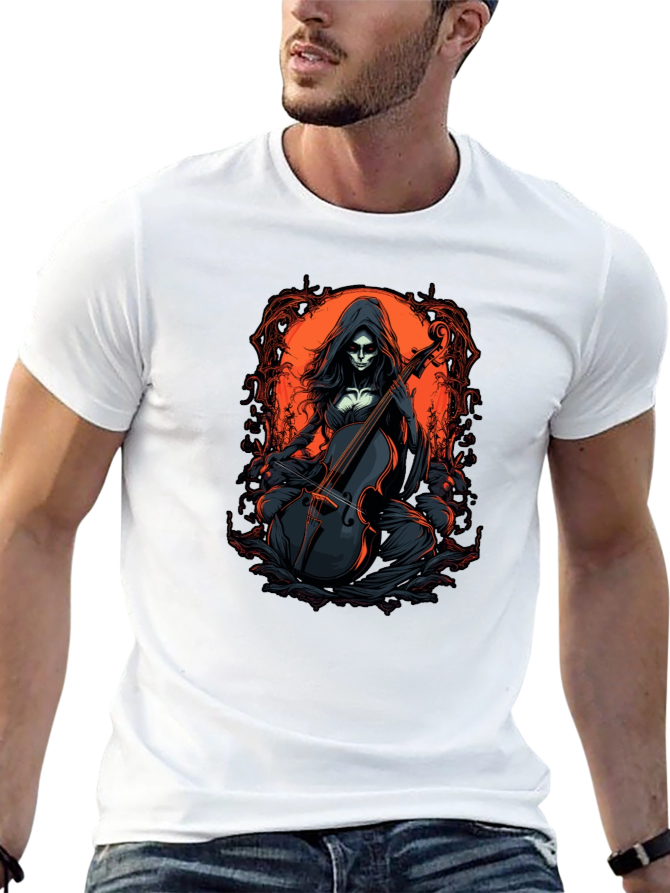 Grim Reaper Cello T-Shirt