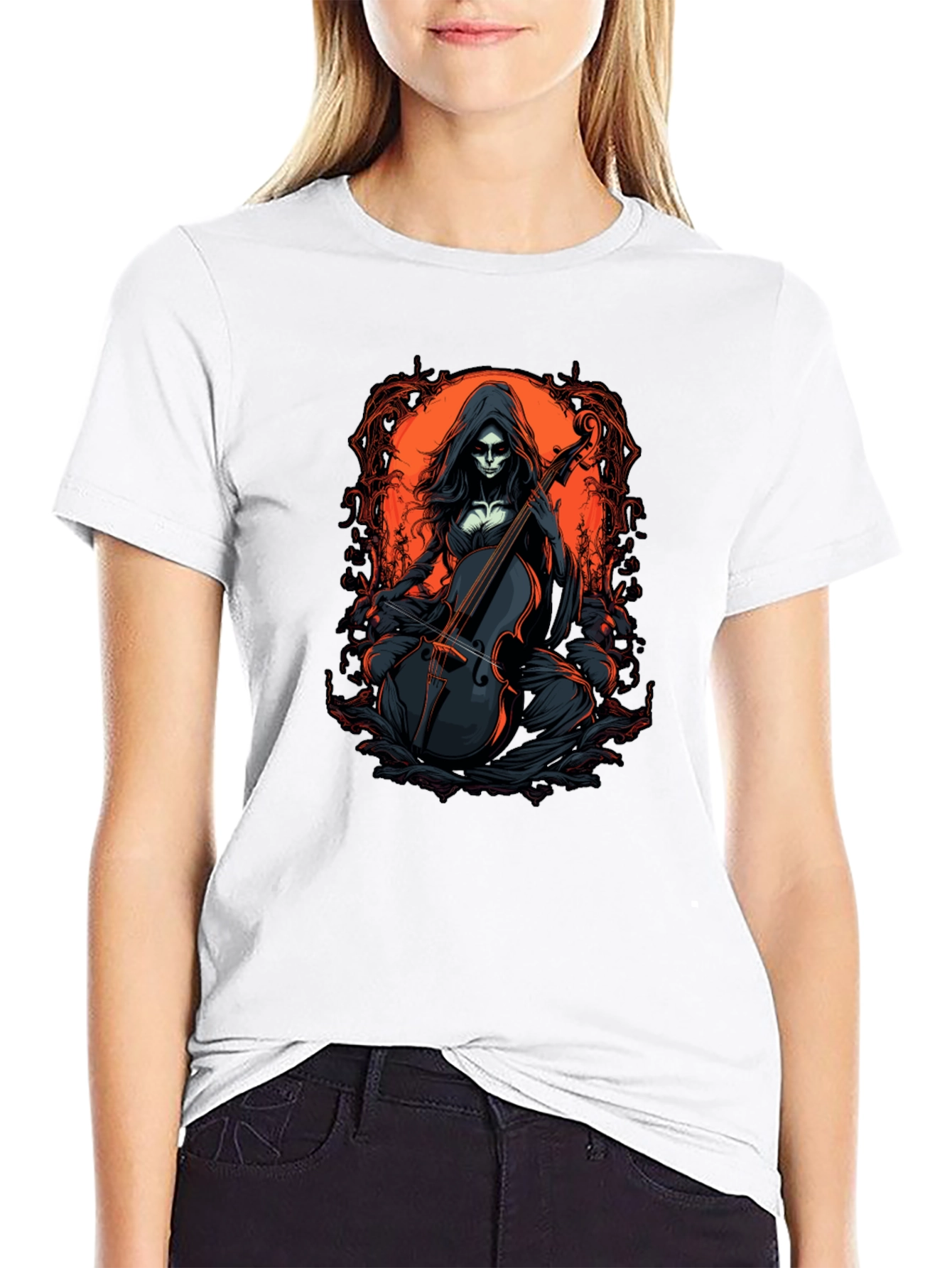 Grim Reaper Cello T-Shirt