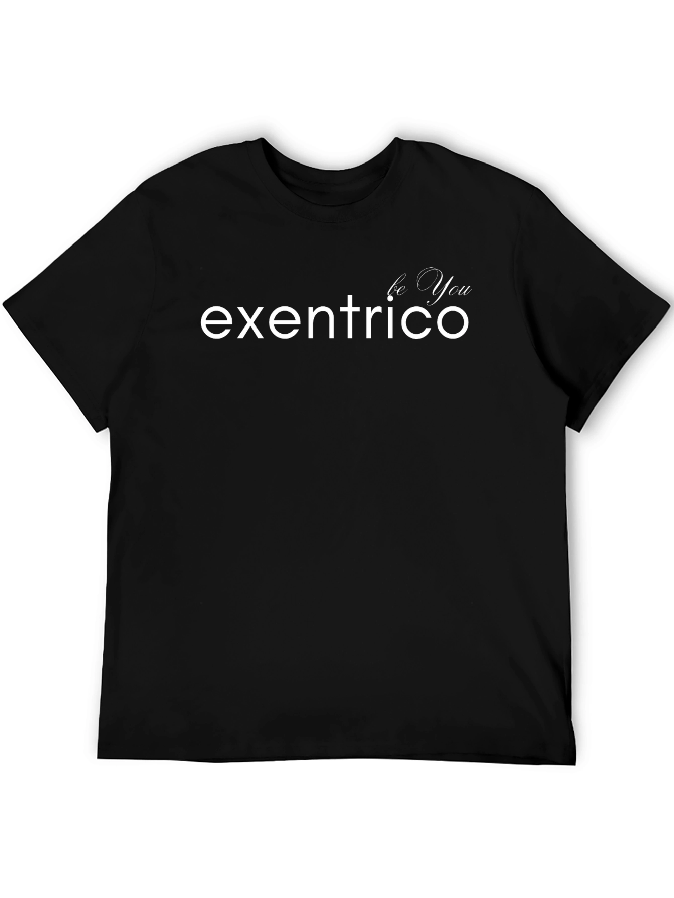 Exentrico Be You Black Graphic Tee