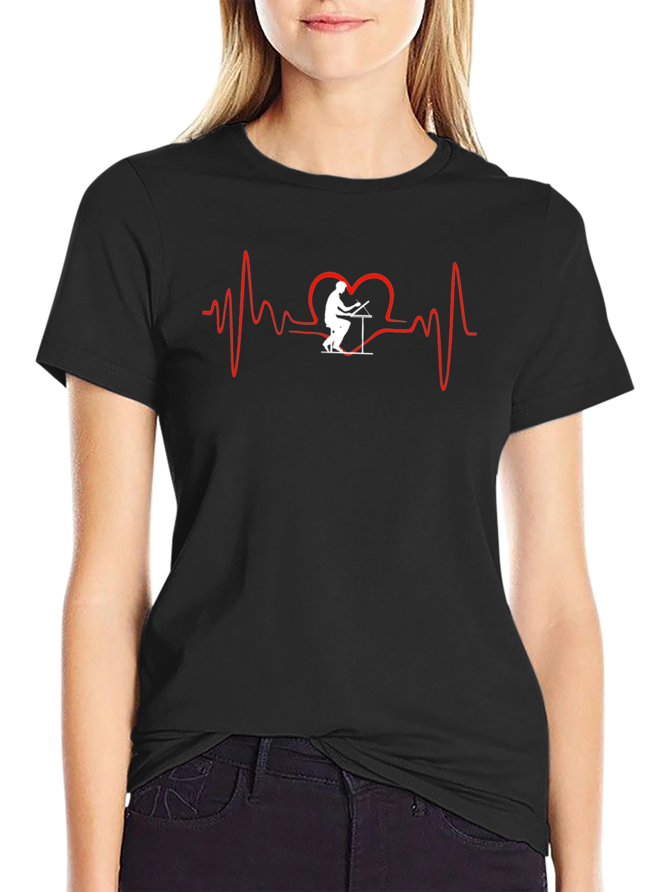 Heartbeat Programmer Graphic T-Shirt