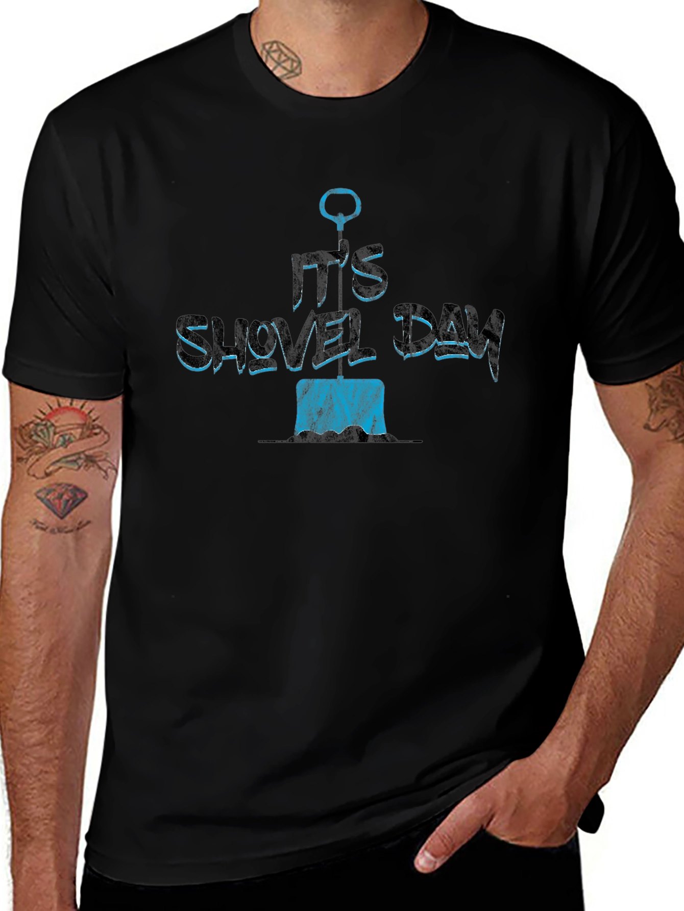 Its Shovel Day T-Shirt - Novelty Gift