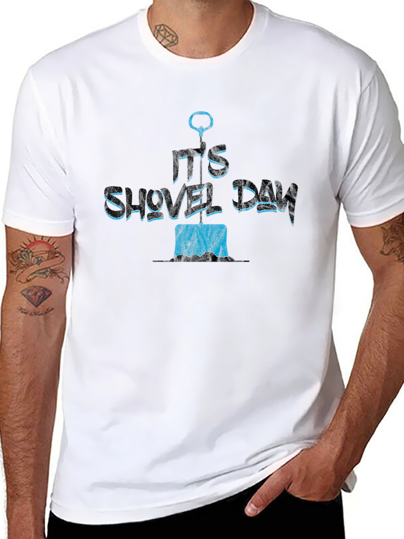 Its Shovel Day T-Shirt - Novelty Gift