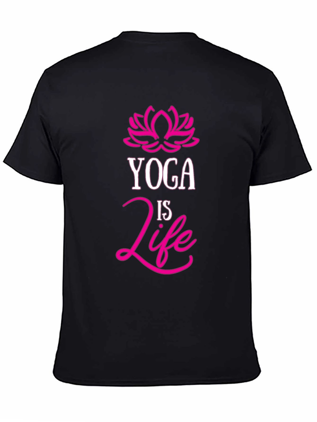 Yoga is Life Black T-Shirt