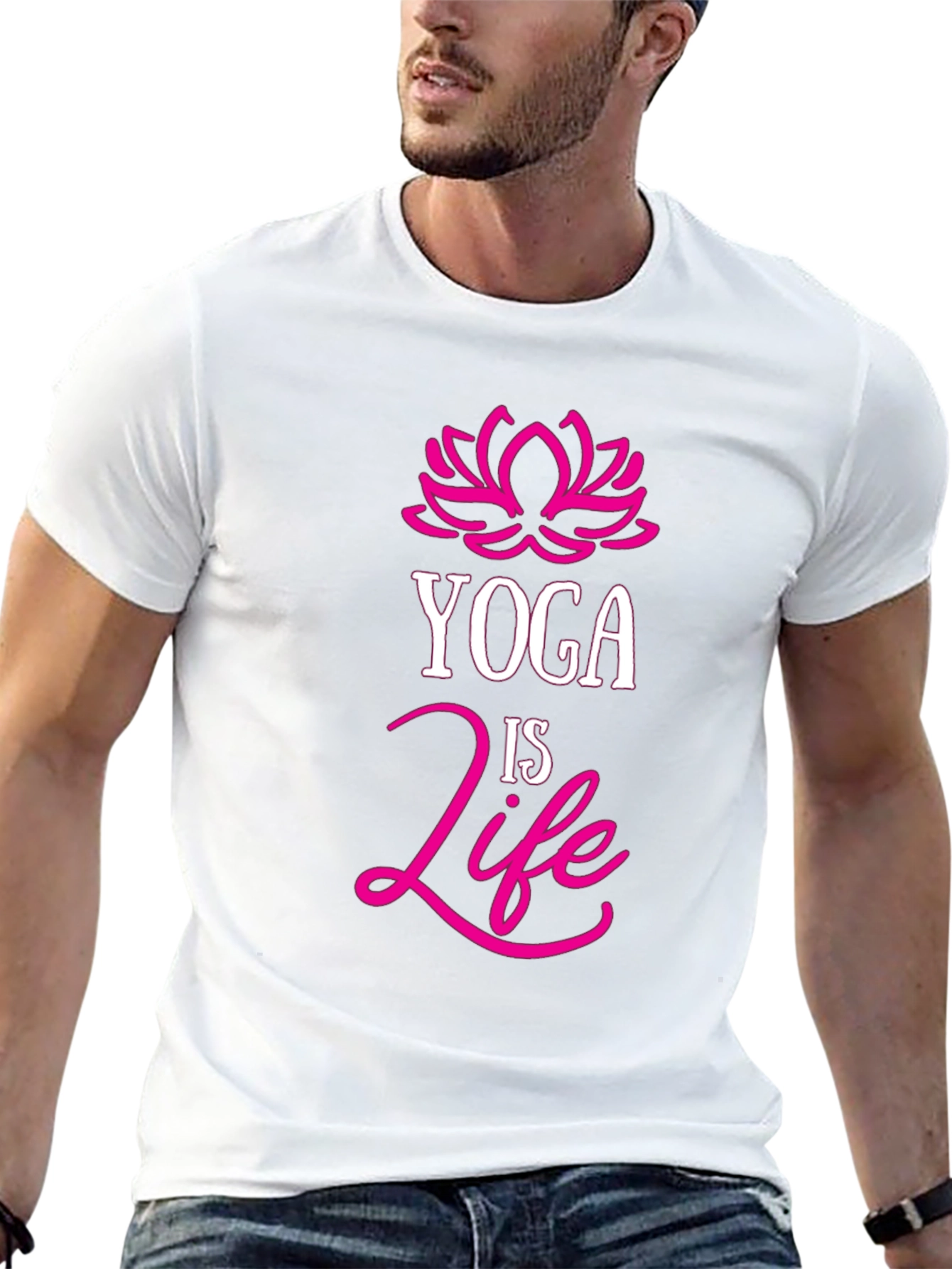 Yoga is Life Black T-Shirt