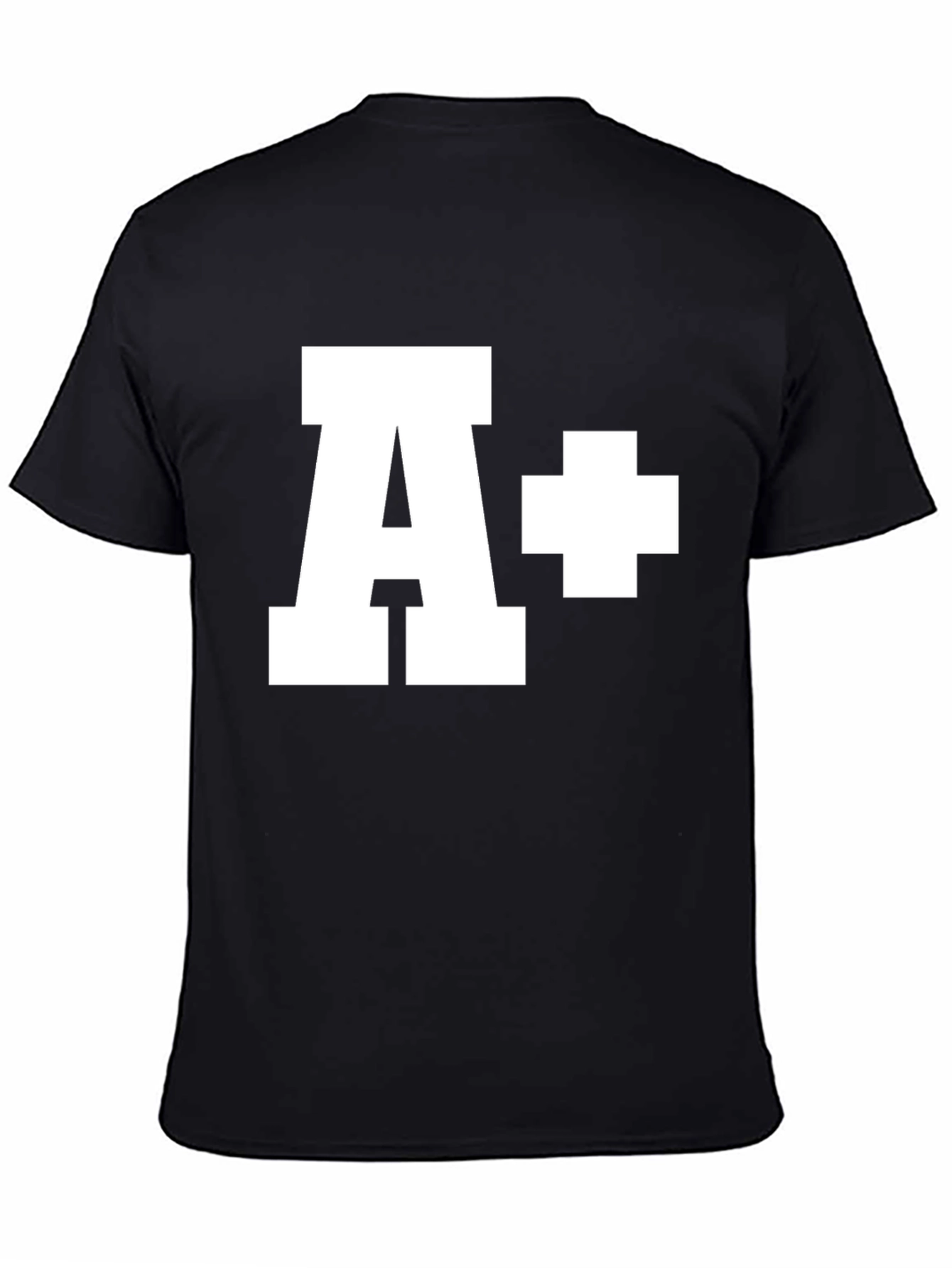 A+ Grade T-Shirt - Black Cotton Tee
