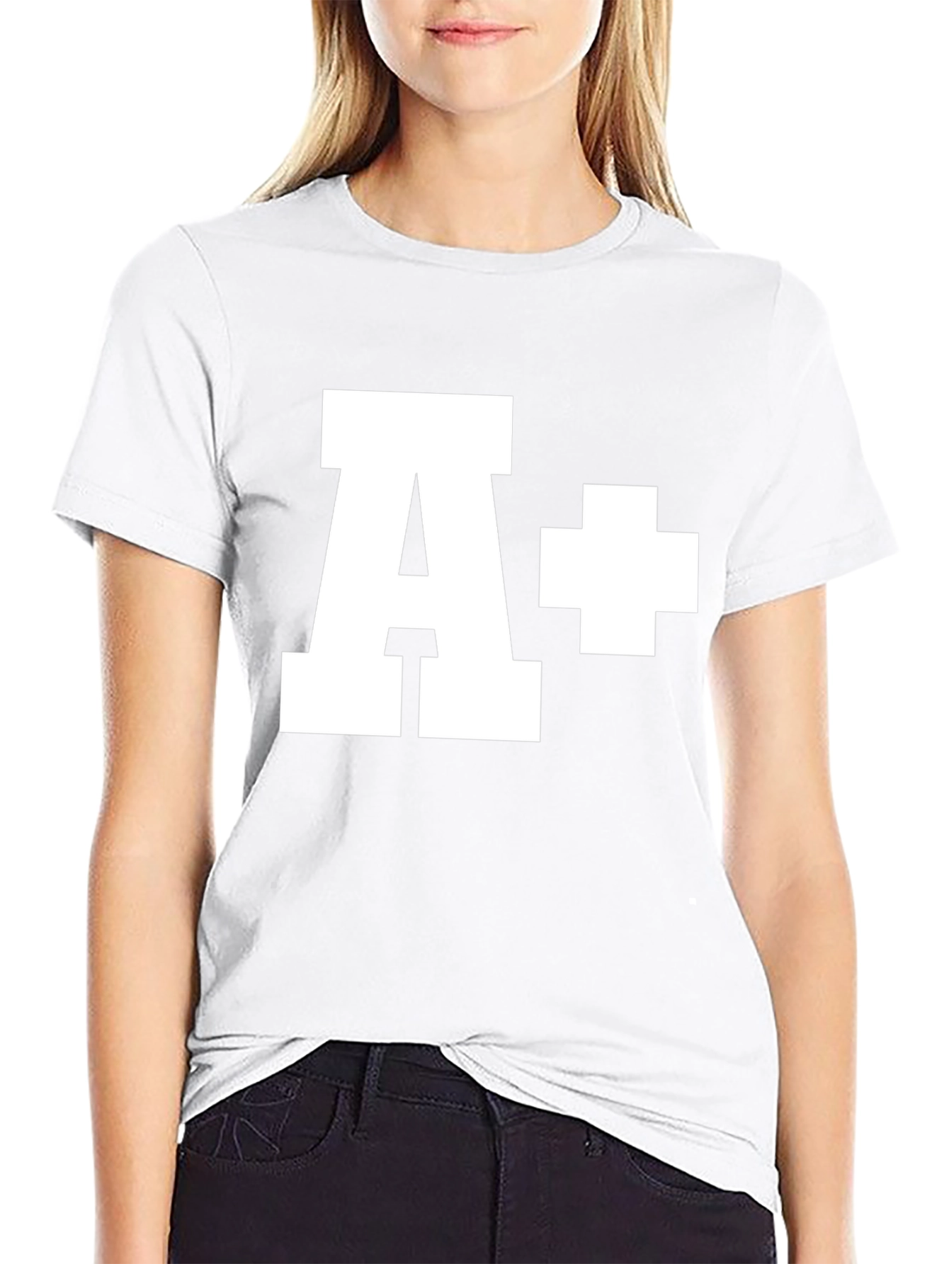A+ Grade T-Shirt - Black Cotton Tee