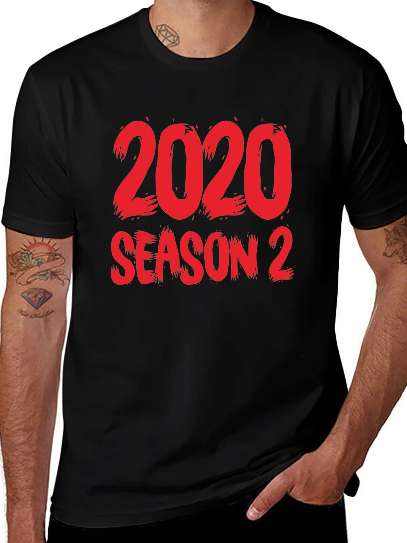 2020 Season 2 Graphic T-Shirt - Trendy Black Tee