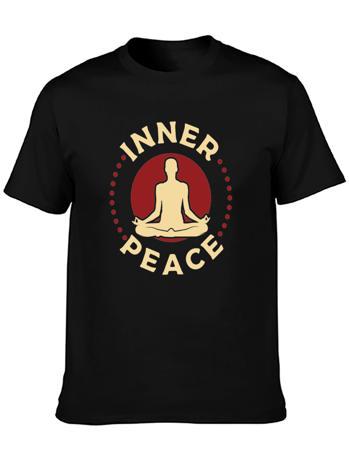 Inner Peace Yoga T-Shirt - Meditating Design