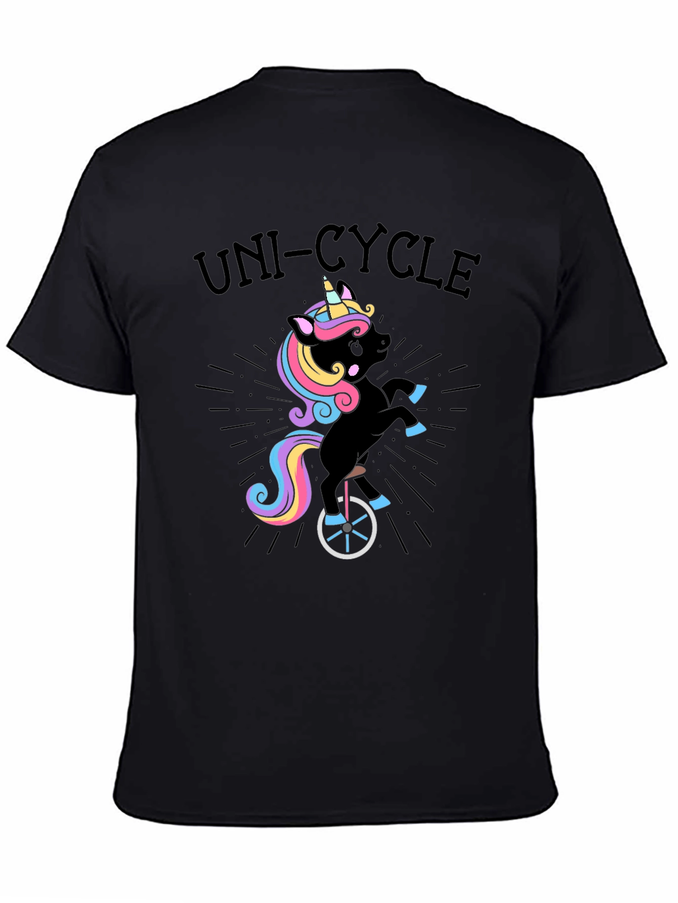 Unicorn Unicycle T-Shirt - Quirky Fun!