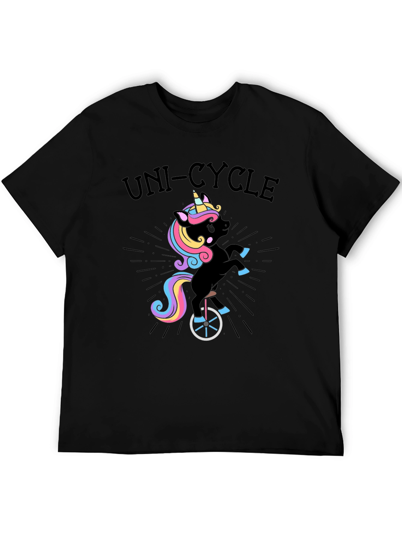 Unicorn Unicycle T-Shirt - Quirky Fun!