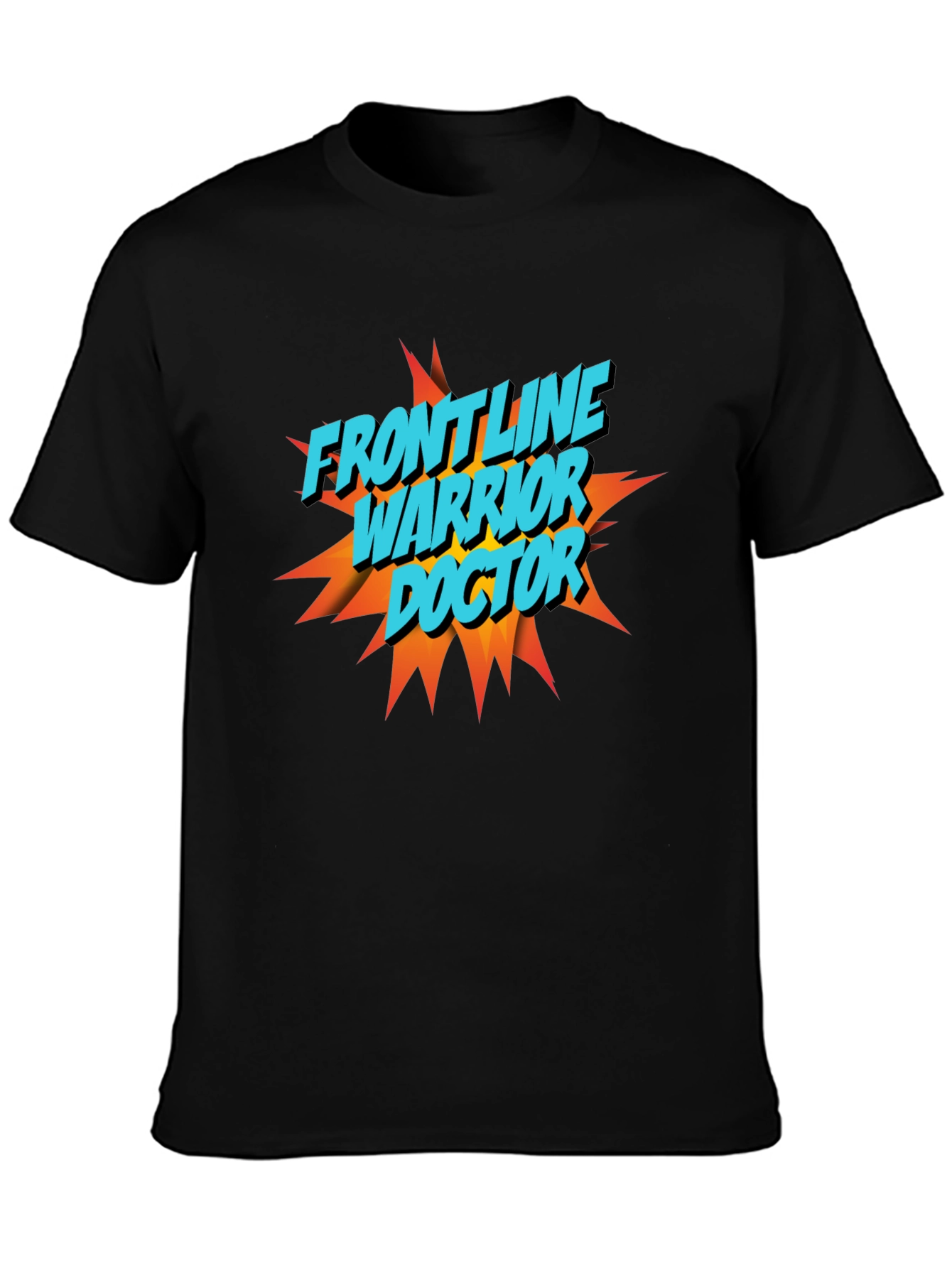 Frontline Warrior Doctor Graphic T-Shirt