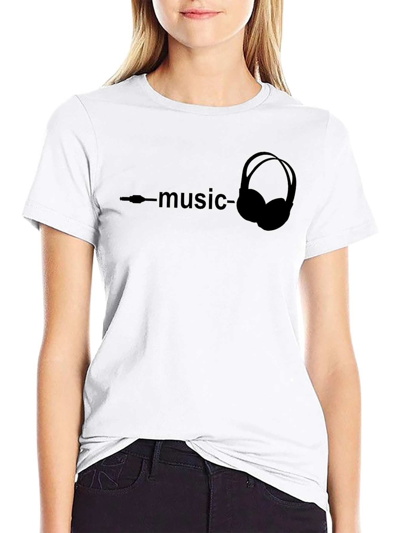 Music Headphone Graphic Tee - Stylish Unisex T-Shirt