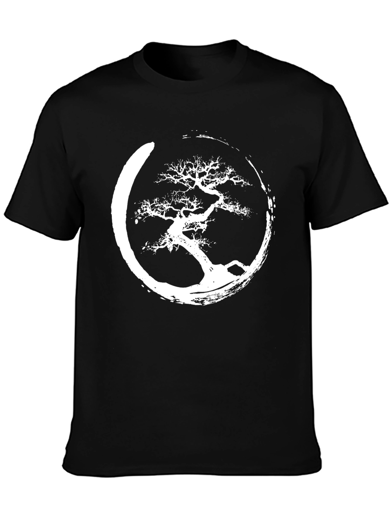Zen Bonsai Tree Graphic Tee - Stylish Comfort