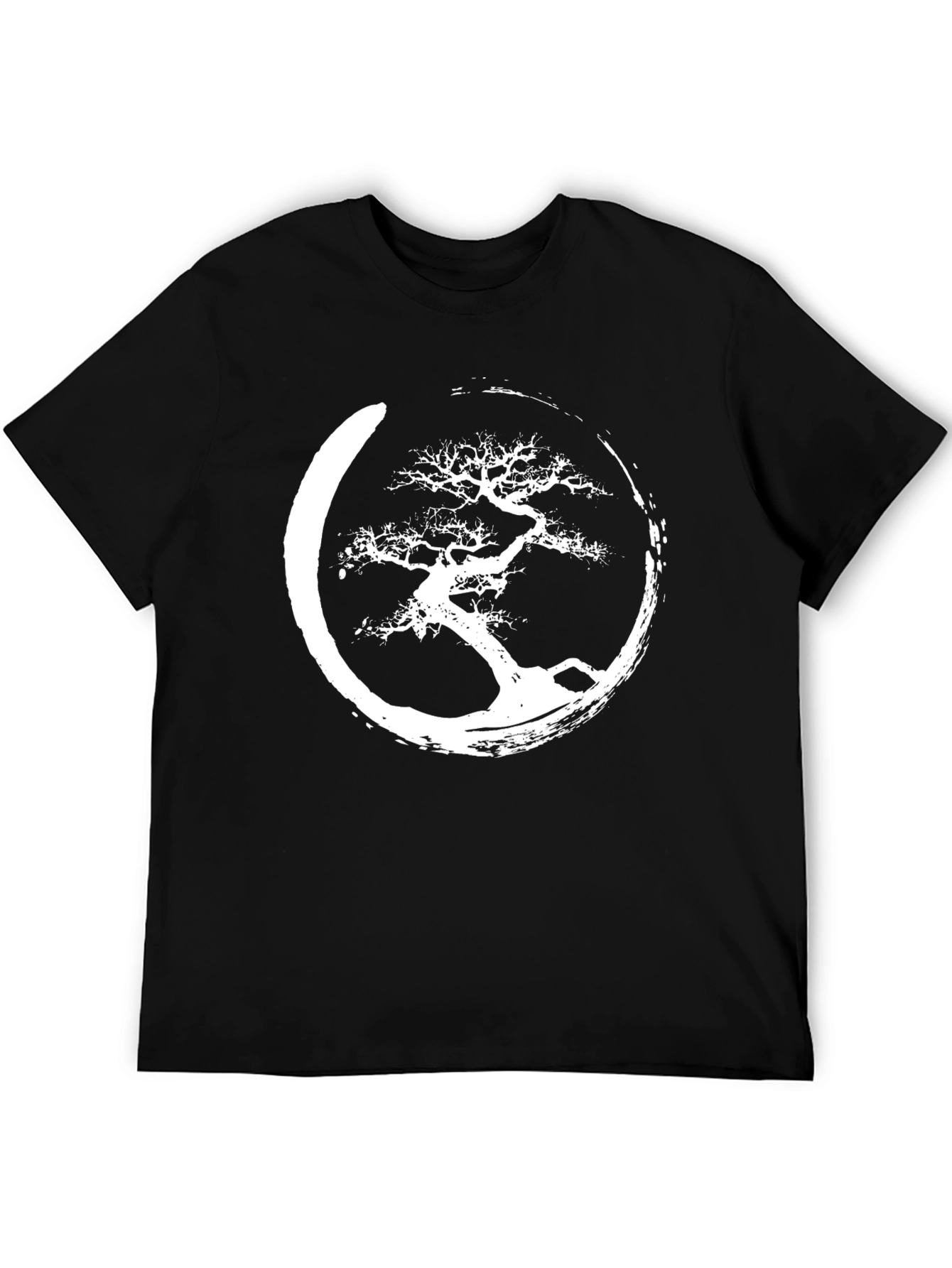 Zen Bonsai Tree Graphic Tee - Stylish Comfort