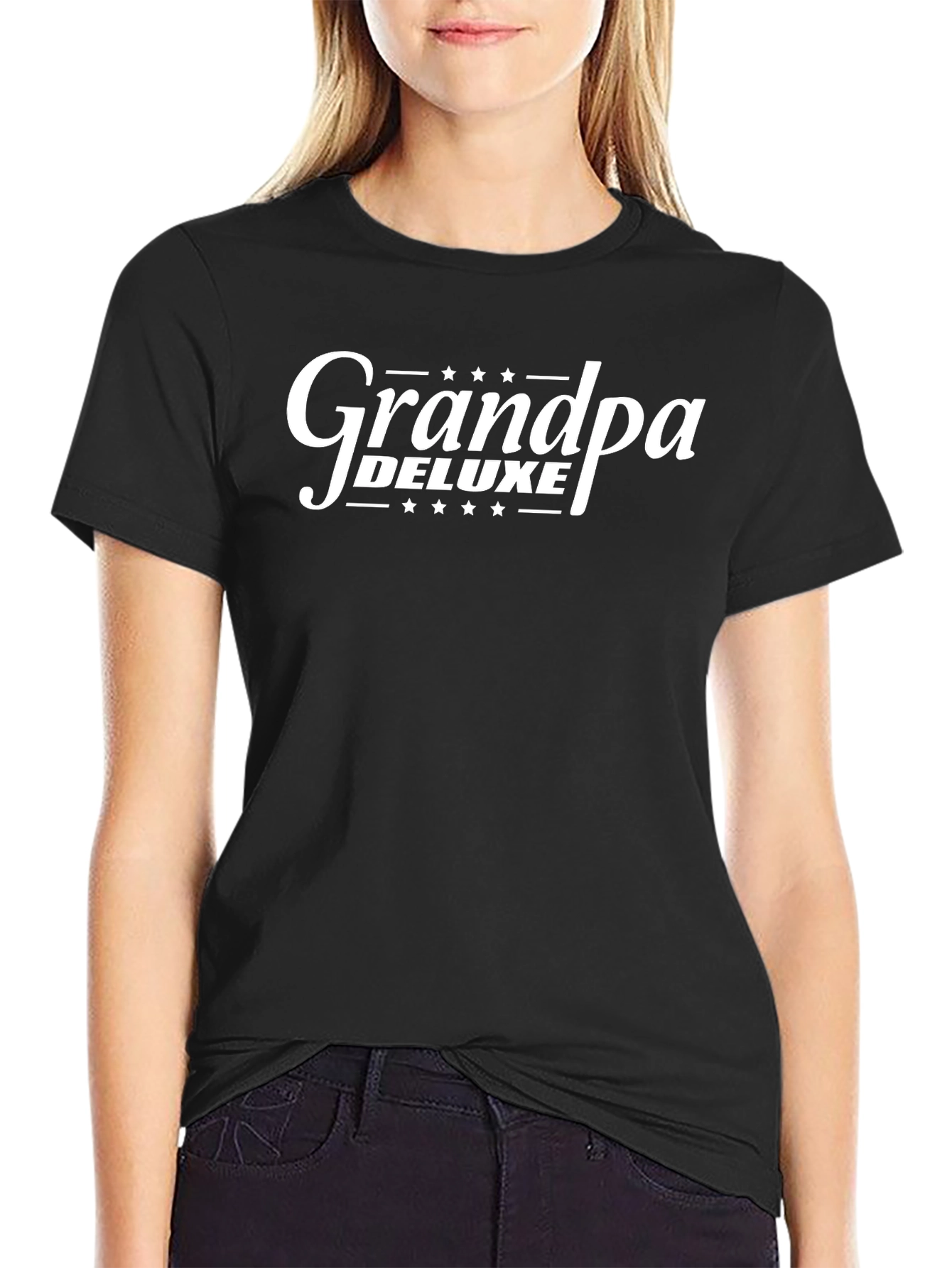 Grandpa Deluxe Black T-Shirt