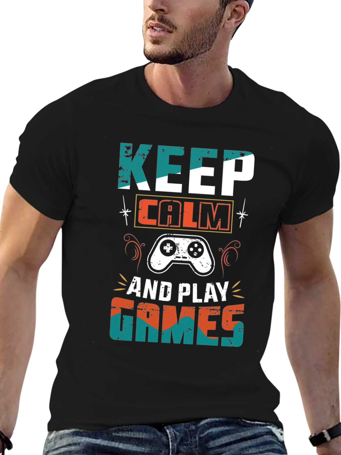 Keep Calm and Play Games T-Shirt