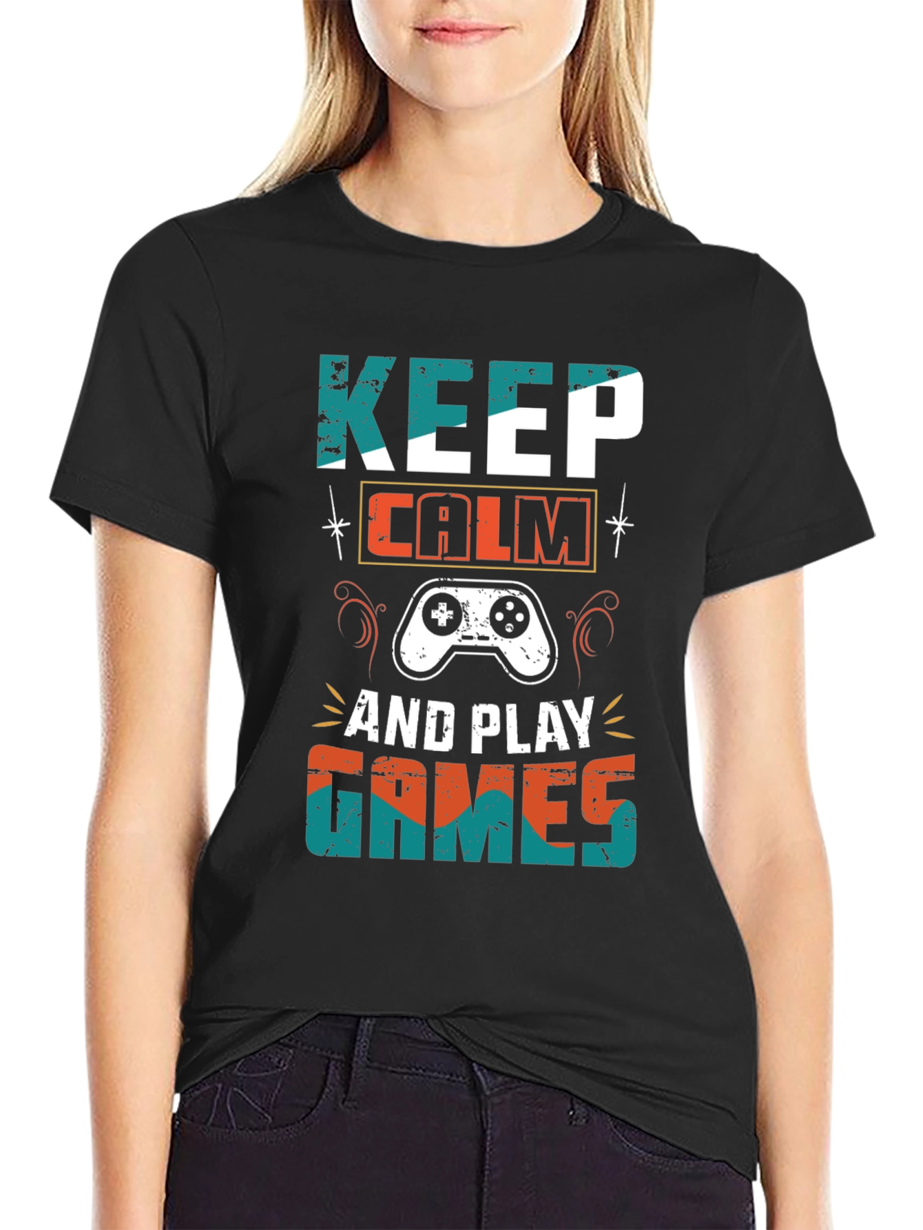 Keep Calm and Play Games T-Shirt