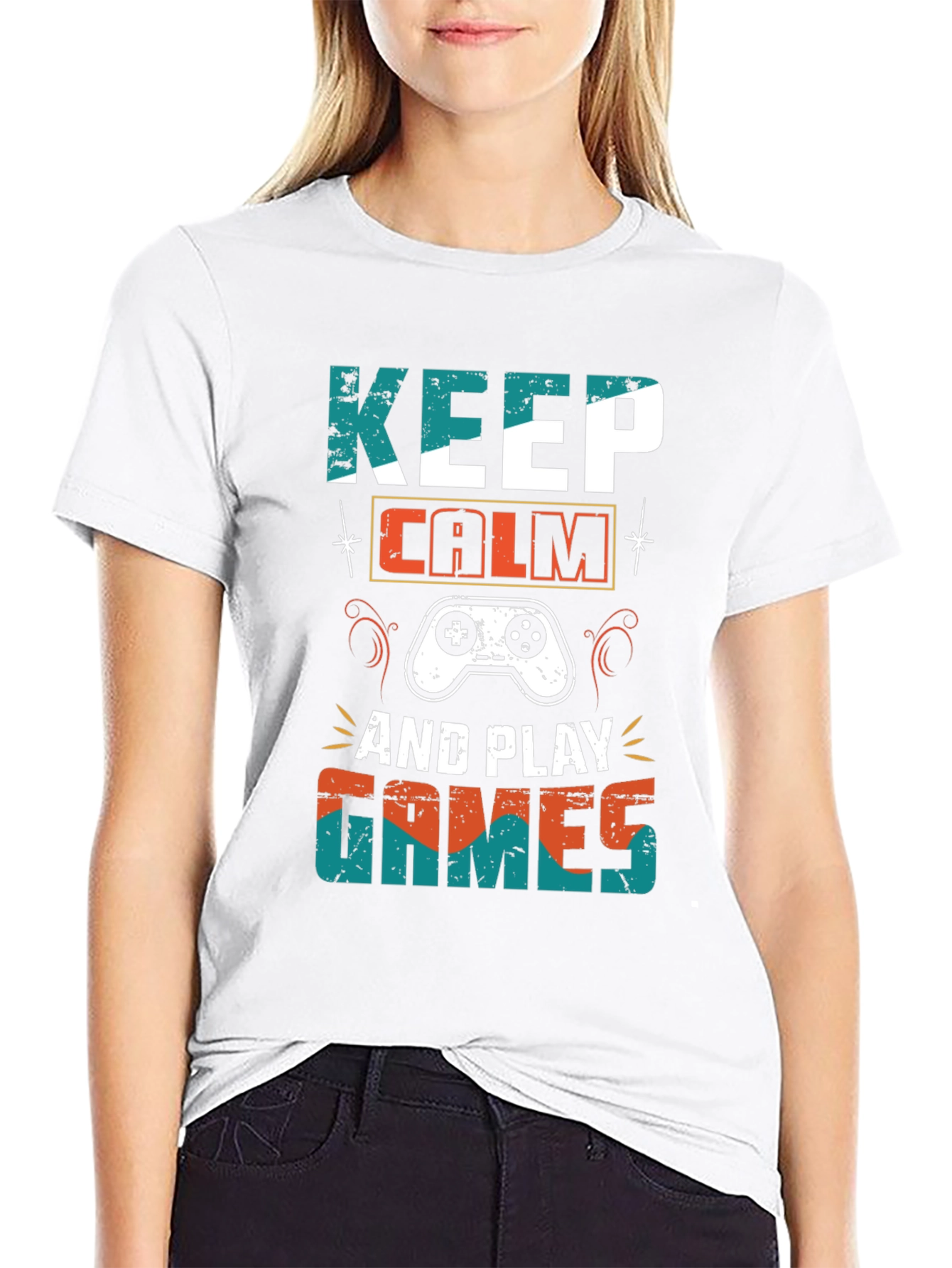 Keep Calm and Play Games T-Shirt