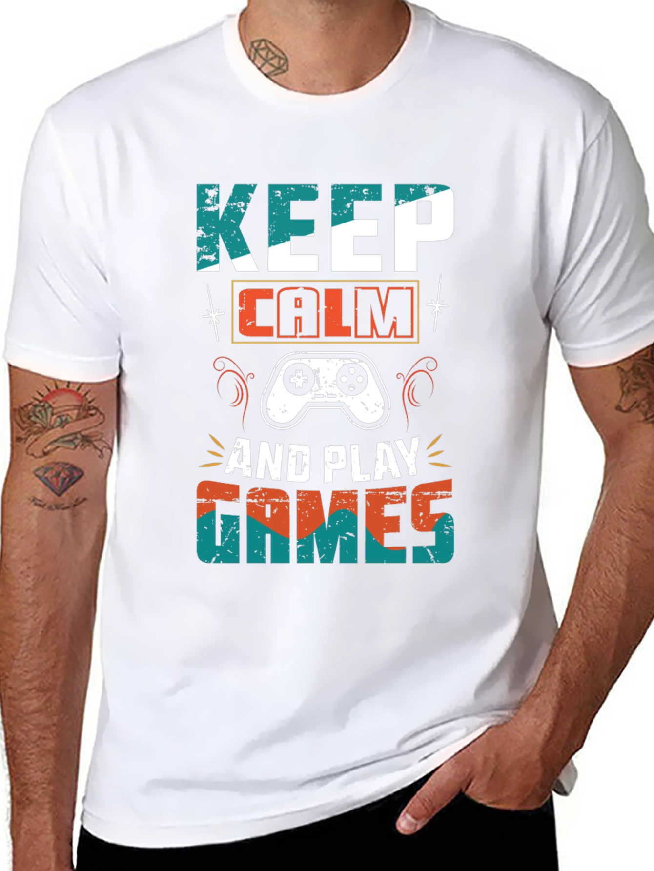 Keep Calm and Play Games T-Shirt