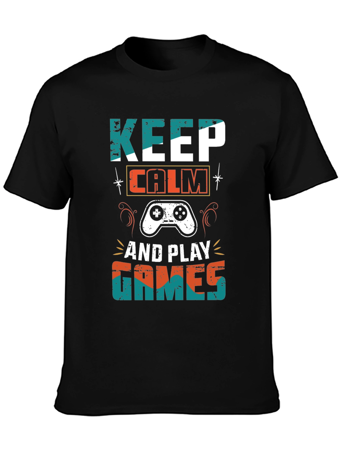 Keep Calm and Play Games T-Shirt
