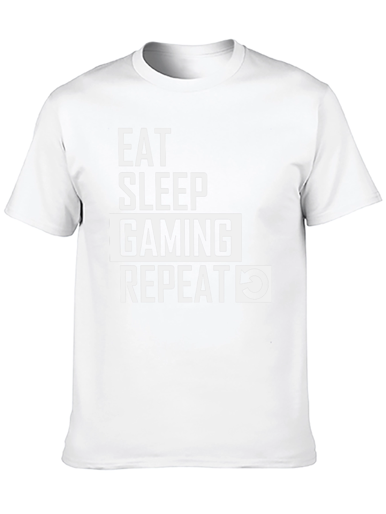 Eat Sleep Gaming Repeat Graphic Tee