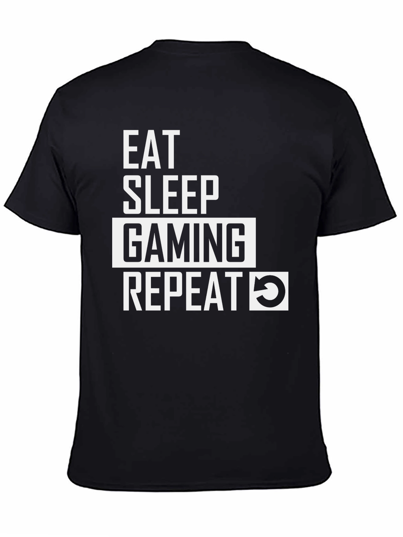Eat Sleep Gaming Repeat Graphic Tee