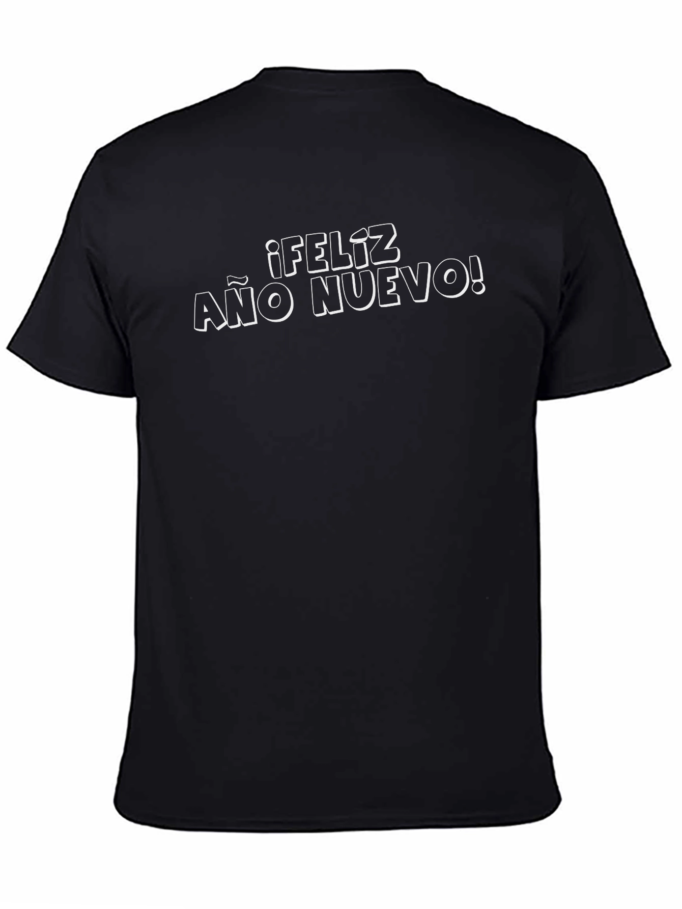 Feliz Año Nuevo Black Graphic Tee