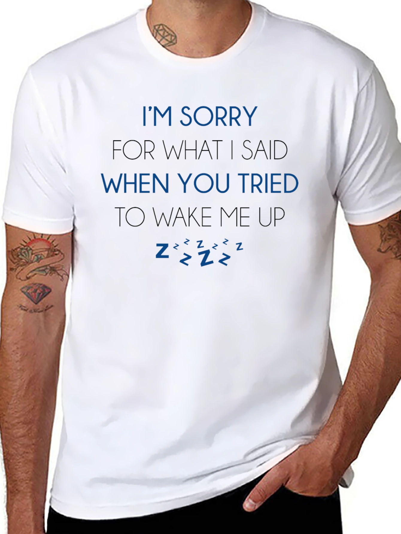 Funny Sleepyhead T-Shirt - Im Sorry